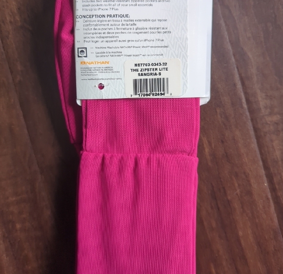 Nathan Running Pink Zipster Lite Waist Pack - Picture 3 of 6